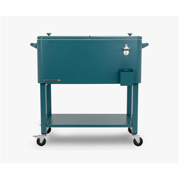 Permasteel 80-Quart Teal Patio Cooler with Removeable Basin