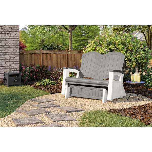 Suncast Grey Adirondack Glider