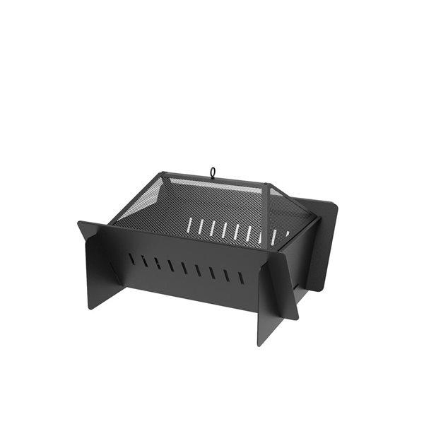 Shinerich 29 x 26-in Rectangle Heavy Duty Fire Pit