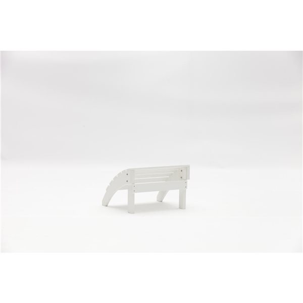 Tanfly 20 x 19 x 14-in White Footrest