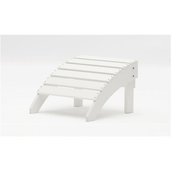 Tanfly 20 x 19 x 14-in White Footrest