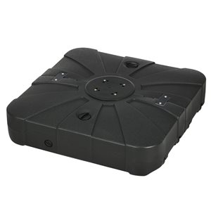 Base lestée pour parasol déportés Outsunny à remplir de sable ou d'eau
