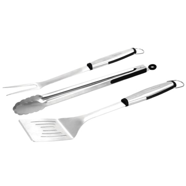 Kenmore 3-Piece Stainless Steel BBQ Tool Set