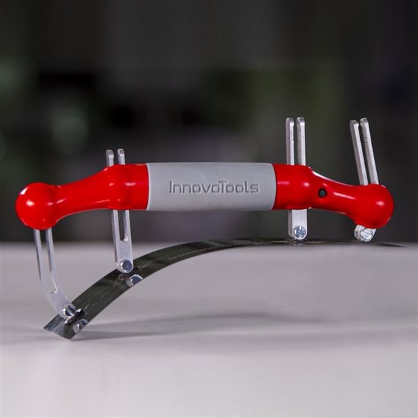 Innovatools 12-in Long Radius Adjustable Curved Trowel with Semi-Circle Ends