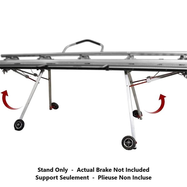 Innovatools 2 Wheels Collapsible Stand for Siding Brakes - Fits Innovatools