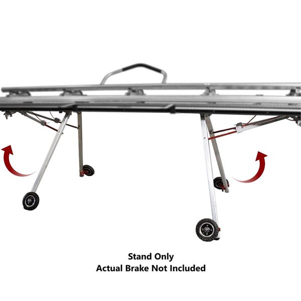 Innovatools 4 Wheels Collapsible Stand for Siding Brakes - Fits Tapco