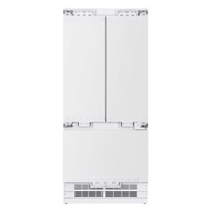 KUCHT 36-in 19.6-ft³ Counter-Depth Built-In Panel-Ready French-Door Refrigerator Energfy Star- Stainless Steel