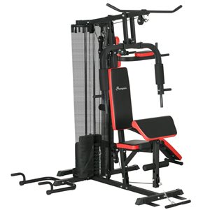 Soozier Multi Home Gym Equipment with 99lbs Weight Stack