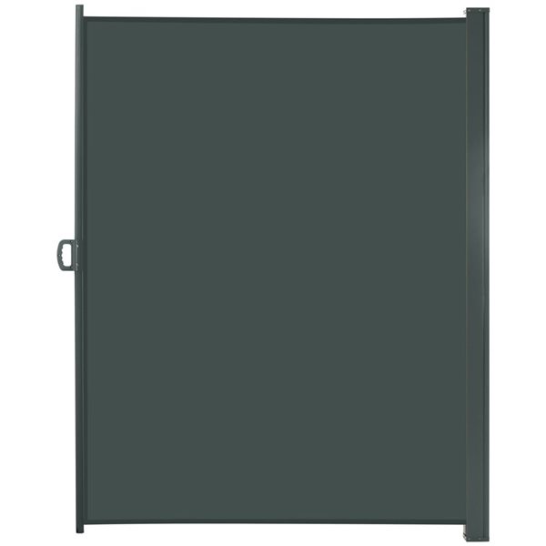 Outsunny 118-in x 63-in Retractable Grey Side Awning