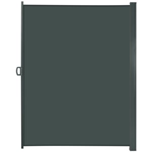 Outsunny 118-in x 63-in Retractable Grey Side Awning