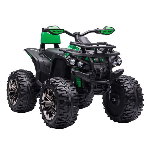 Aosom 12V Kids Four Wheeler ATV Ride-on Car