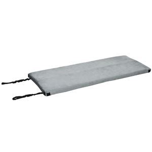 Matelas de sol en mousse par Outsunny, 2,8 po, gris