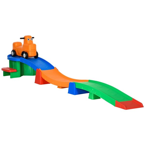 Qaba 9.8 ft Up and Down Roller Coaster Ride on Toy 370 295V00MX RONA