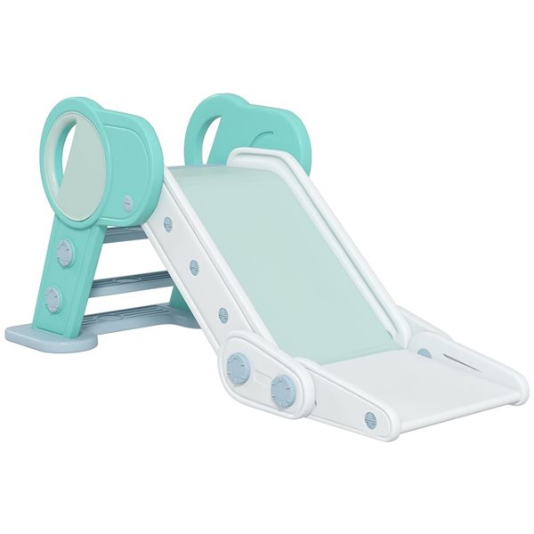 Qaba Green Toddler Indoor Foldable Slide