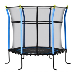 Mini trampoline pour enfants par Soozier, 63 po, bleu