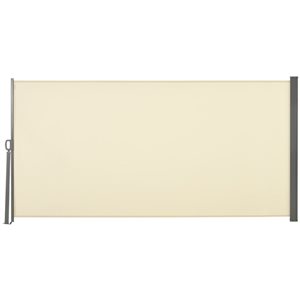 Outsunny 118-in x 63-in Retractable Beige Side Awning
