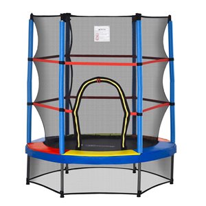 Mini trampoline pour enfants par Soozier, 55 po, multicolore