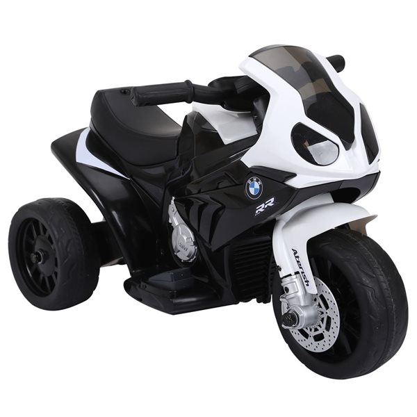 Moto pour enfants à 3 roues sous licence BMW par Aosom, 6 V, blanc