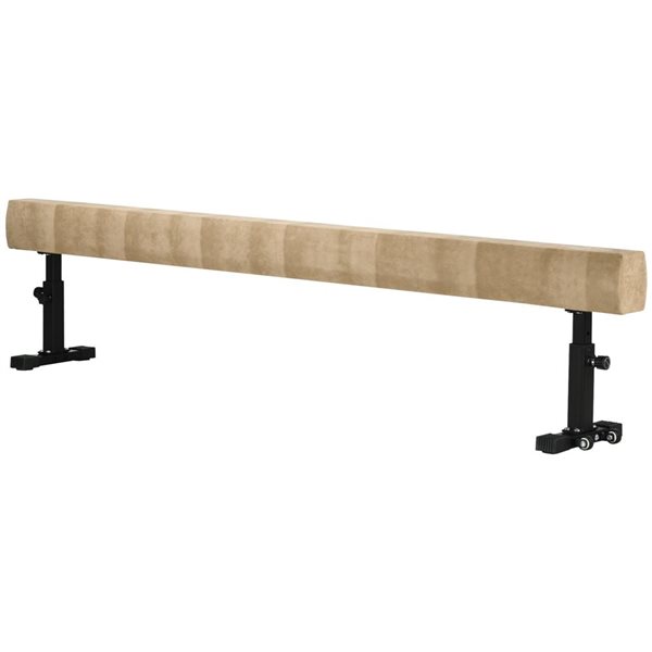 Soozier 7.5-ft Adjustable Gymnastics Balance Beam with Wheels