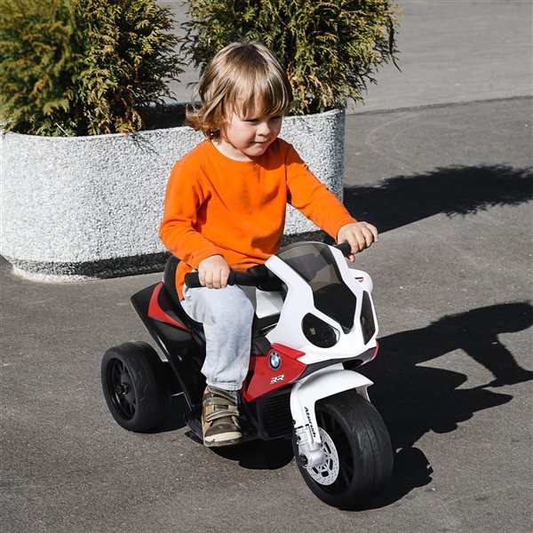 Moto pour enfants à 3 roues sous licence BMW par Aosom, 6 V, rouge