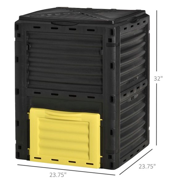 Outsunny Large Garden Compost Container Bin