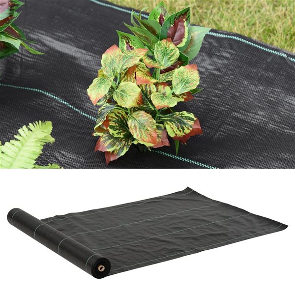 Outsunny 3.3-ft x 164-ft Polypropylene Gardener Premium Weed Barrier