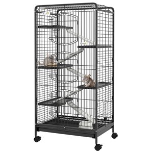 Cage pour petits animaux par PawHut, 5 niveaux