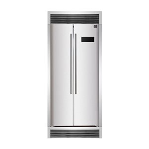 Forno Salerno 15.6 Cu.Ft. 33" Built-in Refrigerator with Decorative Grill