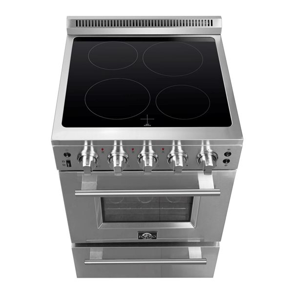 Cuisinière électrique autoportante Loiano par Forno de 24 po