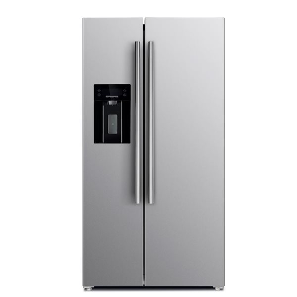 Forno Fratta 20 Cu.Ft. 36" Side by Side Refrigerator with Ice Maker