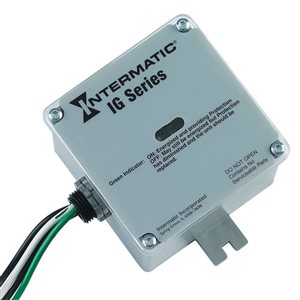 Intermatic Surge Protective Device, 6-Mode, 120/240 VAC 1Ph, Type 1 or Type 2, Outdoor Plastic