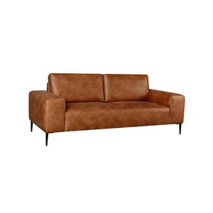 Urban Cali Fresno 84-in Rustic Light Brown Sofa