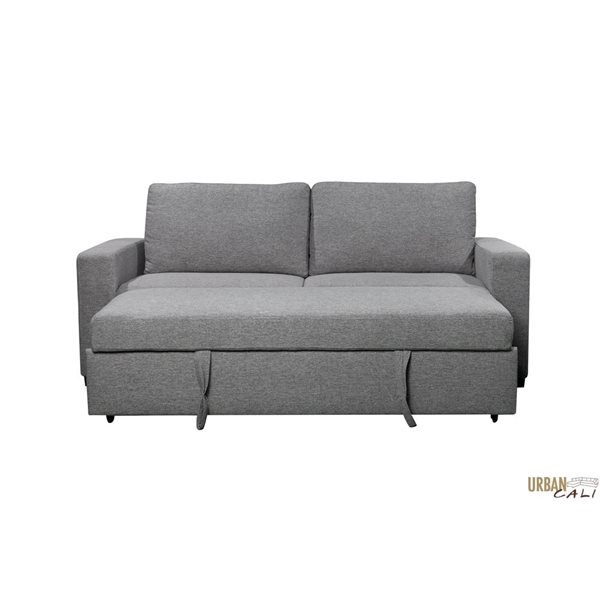 Urban Cali Eureka 79.5-in Solis Gray Sleeper Sofa Bed