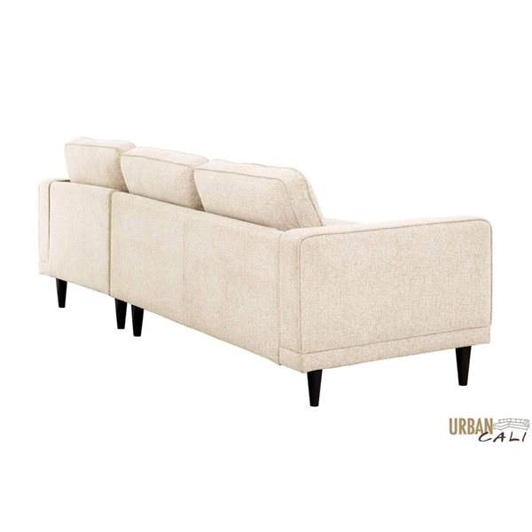 Urban Cali Palm Springs 98.5-in Nora Oat Sectional Sofa