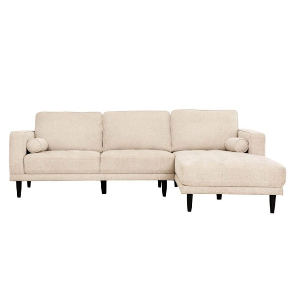 Urban Cali Palm Springs 98.5-in Nora Oat Sectional Sofa