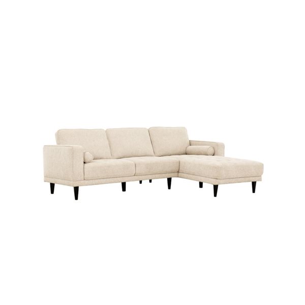 Urban Cali Palm Springs 98.5-in Nora Oat Sectional Sofa