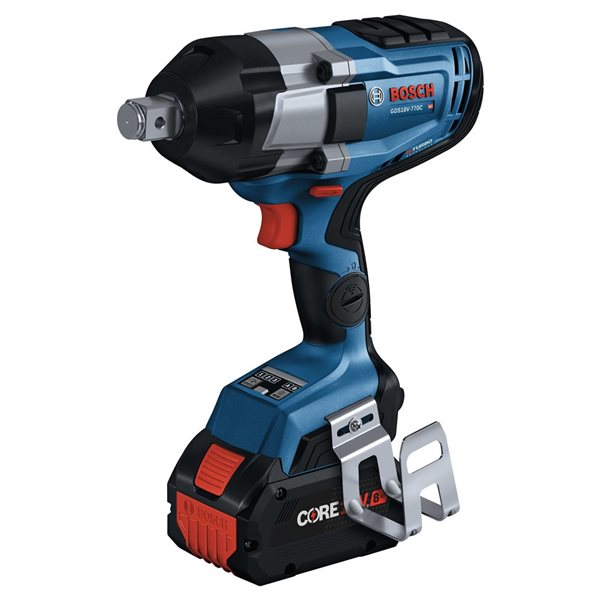 Bosch Profactor 18V Connected 3/4-in Cordless Impact Wrench Kit with 8 Ah High Power Battery and Hog Ring Anvil