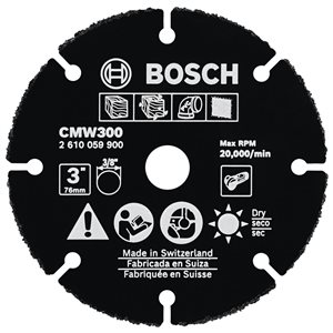 Bosch 3-in Carbide Multi-Material Grinding Wheel