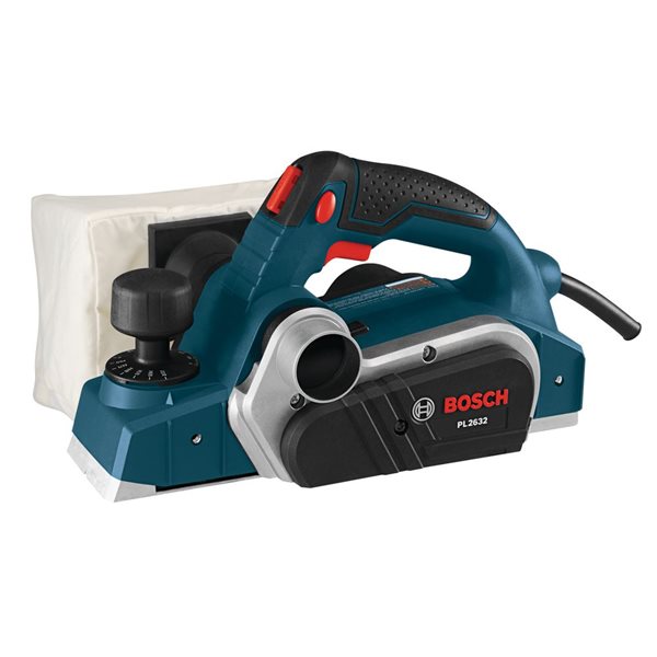 Bosch 6.5 A 3-1/4-in Corded Planer Kit with Reversible Micrograin Carbide Blades - 16,500 RPM