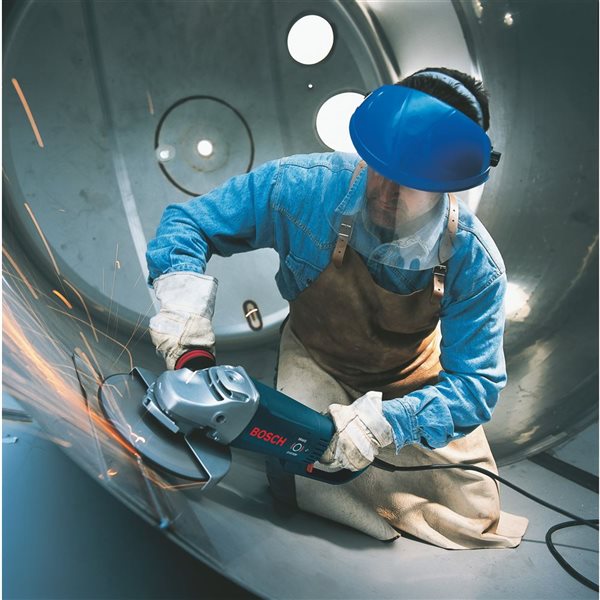 Bosch 15 A 9-in Large Angle Grinder with Lock-on Trigger Switch - 6000 RPM