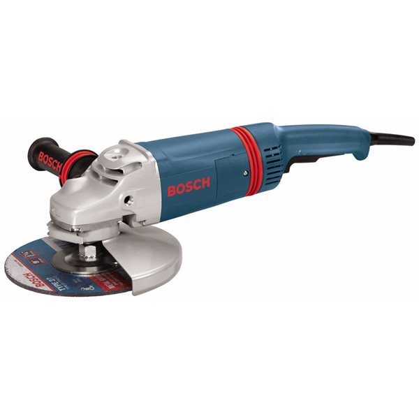 Bosch 15 A 9-in Large Angle Grinder with Lock-on Trigger Switch - 6000 RPM