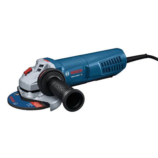 Bosch 13 A 6 in Large Angle Grinder with No Lock on Paddle Switch 9300 RPM