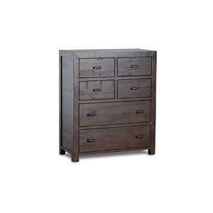 Rustic Classics Whistler Reclaimed Wood 6 Drawer Chest in Brown