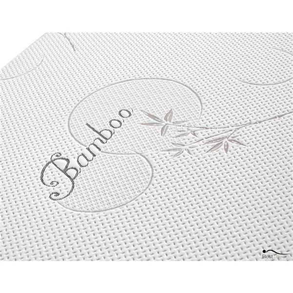 Rest Therapy 10-in Renew Bamboo Twin Cool Gel Memory Foam Mattress