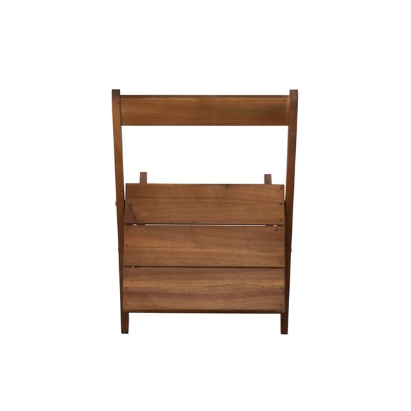 Ensemble bistro d'extérieur 3 pièces Beaumont par Linon Home Decor en bois naturel