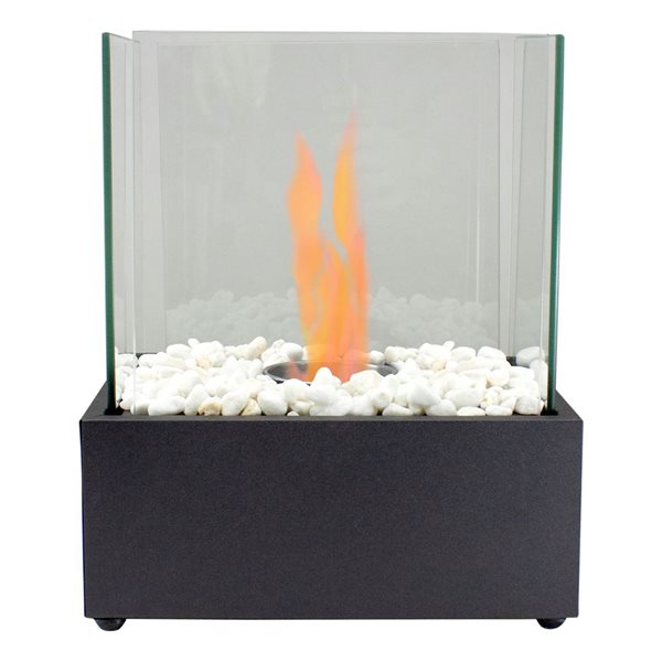 Northlight 11.5-in Bio Ethanol Ventless Portable Tabletop Fireplace with Flame Guard