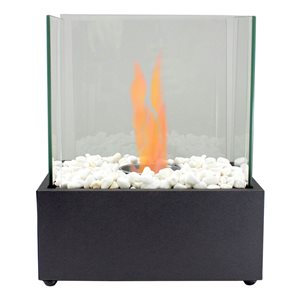 Northlight 11.5-in Bio Ethanol Ventless Portable Tabletop Fireplace with Flame Guard