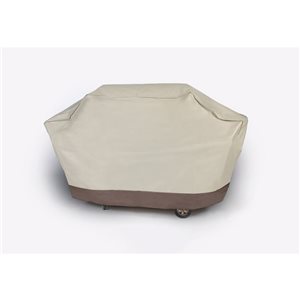 Northlight Durable Outdoor Patio Full Embossed Vinyl Premium Gas Grill Cover - Taupe