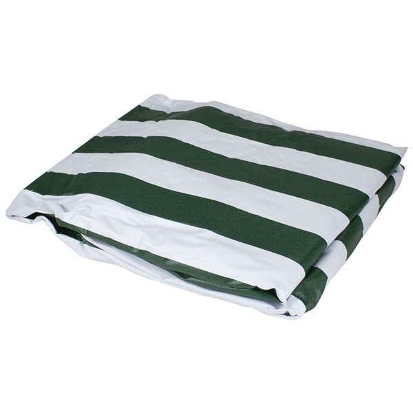 Northlight 81-in Green and White Reversible Lounge Chair Cover