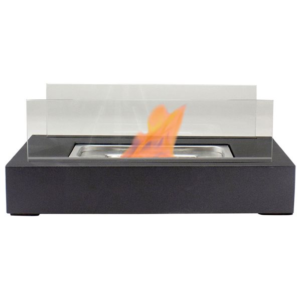 Northlight 13.75-in 2000-BTU Bio Ethanol Ventless Portable Tabletop Fireplace with Flame Guard